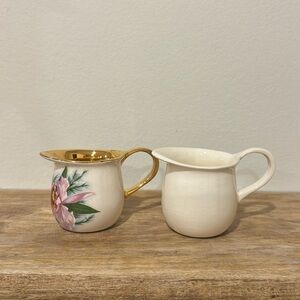 Tiny cream pitchers